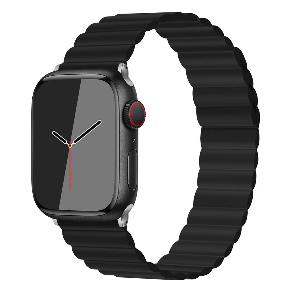 Einfaches MagnetverschlussbandFür Apple Watch Ultra 9 8 7 49mm 45mm 41mm Silikonband Für iWatch 6 5 4 SE 44mm 40mm 42mm