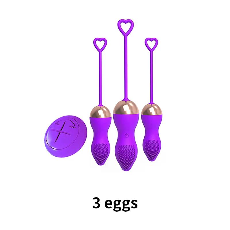 Kegel Ball Wireless Remote Control Geisha Balls Muscle Shrink Exercise Vaginal Ball Ben Wa Balls Vibrating Egg Sex Toy for Woman