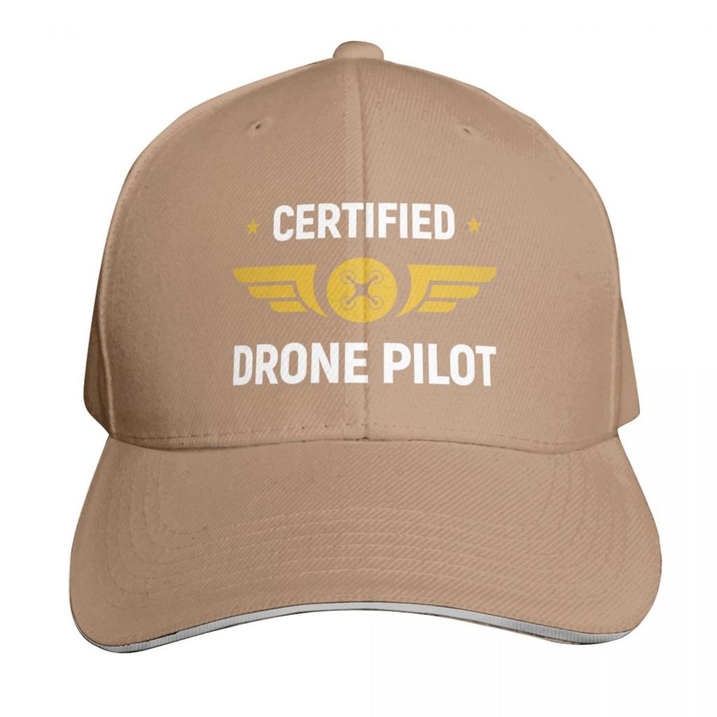 Certified Drone Pilot Baseball Cap Fashionable Dropshipping Trucker Cap Christmas Hat Unisexs Tennis Womens