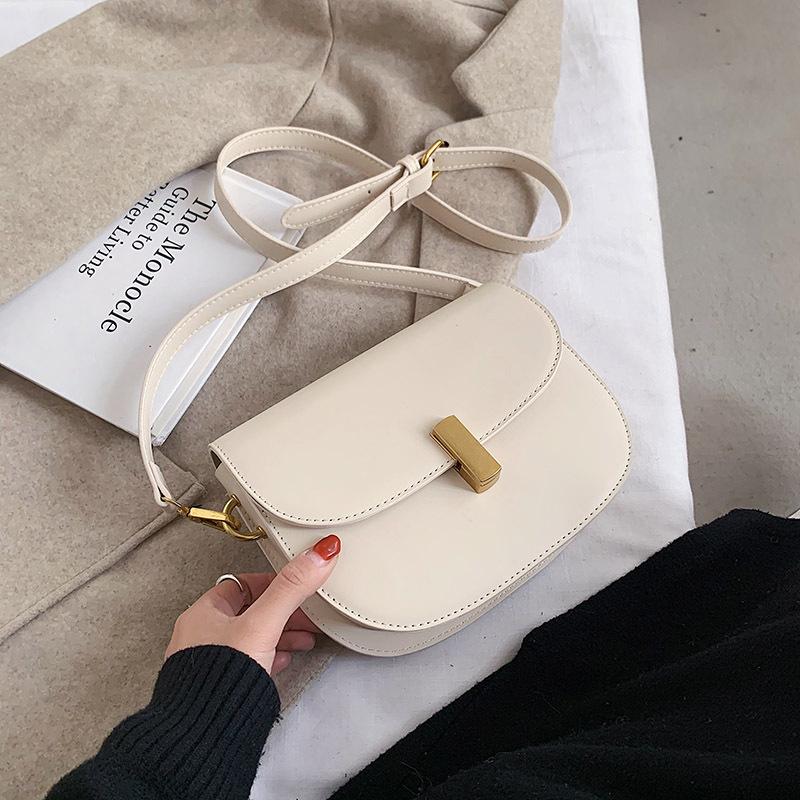 Bag Women's Spring and Summer New Trendy Versatile One Shoulder Crossbody Fashion Saddle Bag