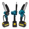 1700RPM 6 Inch Mini Li-Ion Electric Chainsaw One Hand Portable Electric Saw Fit 18V Makita Battery (No Battery)