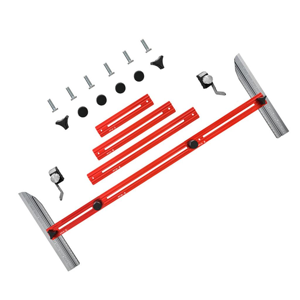 Stair Measuring Tool Jig Aluminum Alloy Flexible Easy Adjustment Stair Tread Gauge