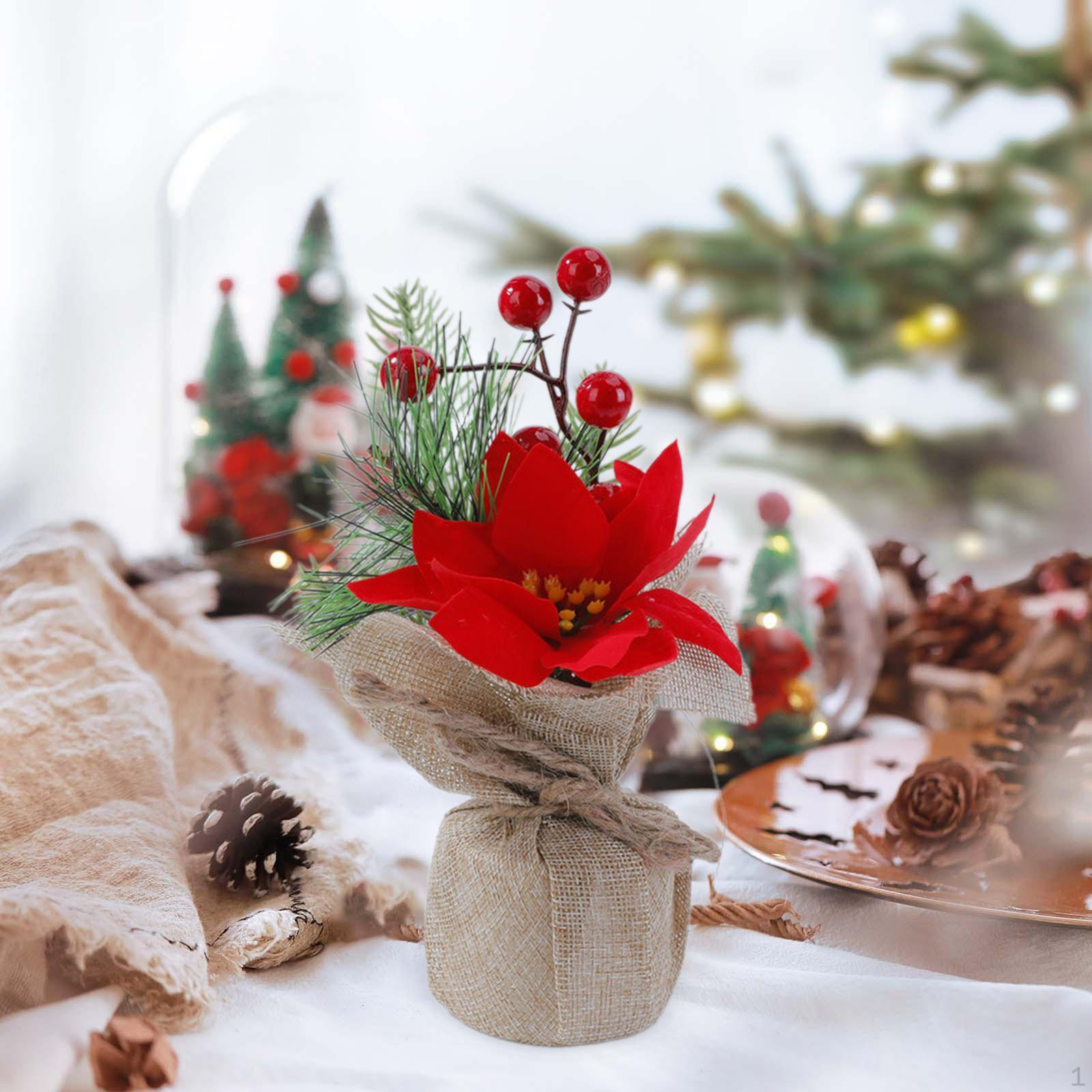 

Настольная искусственная новогодняя елка декор Мини настольный Рождество для бара Flower