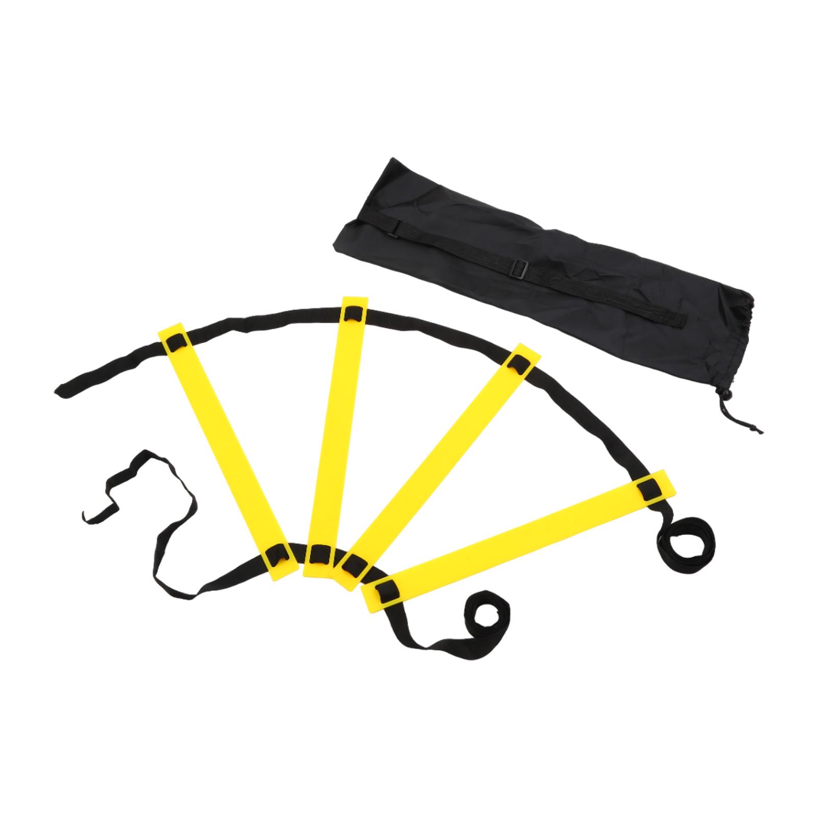 

Лестница для ловкости, скоростной тренировочный набор, лестницы для упражнений для футбола, футбола, работы ног, спортивная тренировочная лестница с сумкой для переноски 2M