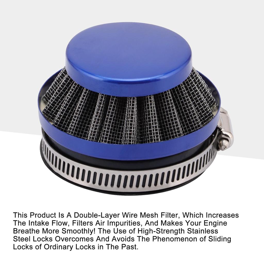 58mm Blue Air Filter for 47cc/49cc 2-Stroke Scooter/ATV