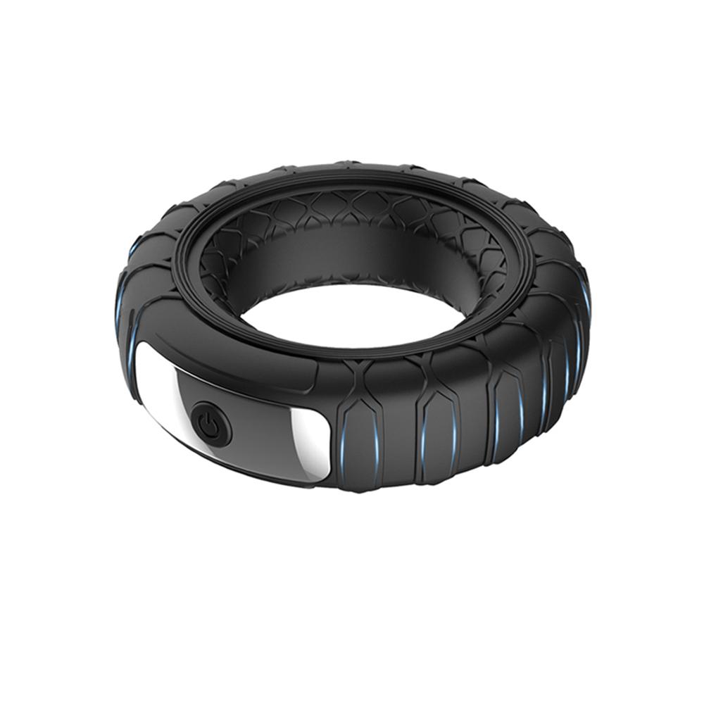 Penis Ring Vibrators Silicone Cock Ring Delay Ejaculation 10 Frequency Vibrating Dick Ring Penis Erection Erotic Sex Toy for Men