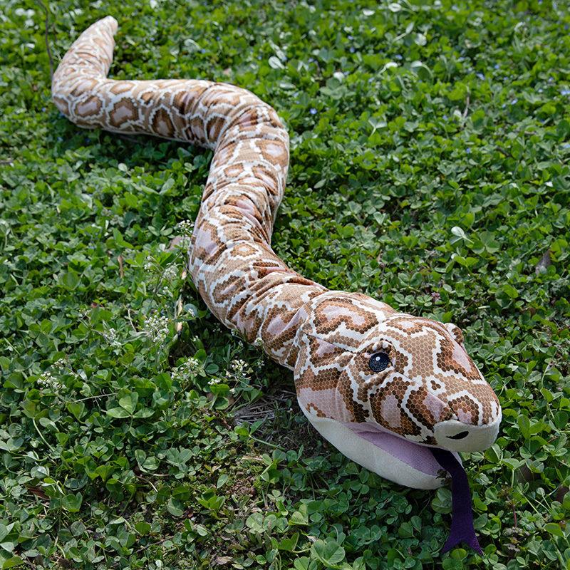 Simulated Python Plush Lovely Animal Hand Puppet Toys Stuffed Snake Dolls Home Decor Birthday Xmas Exquisite Gifts