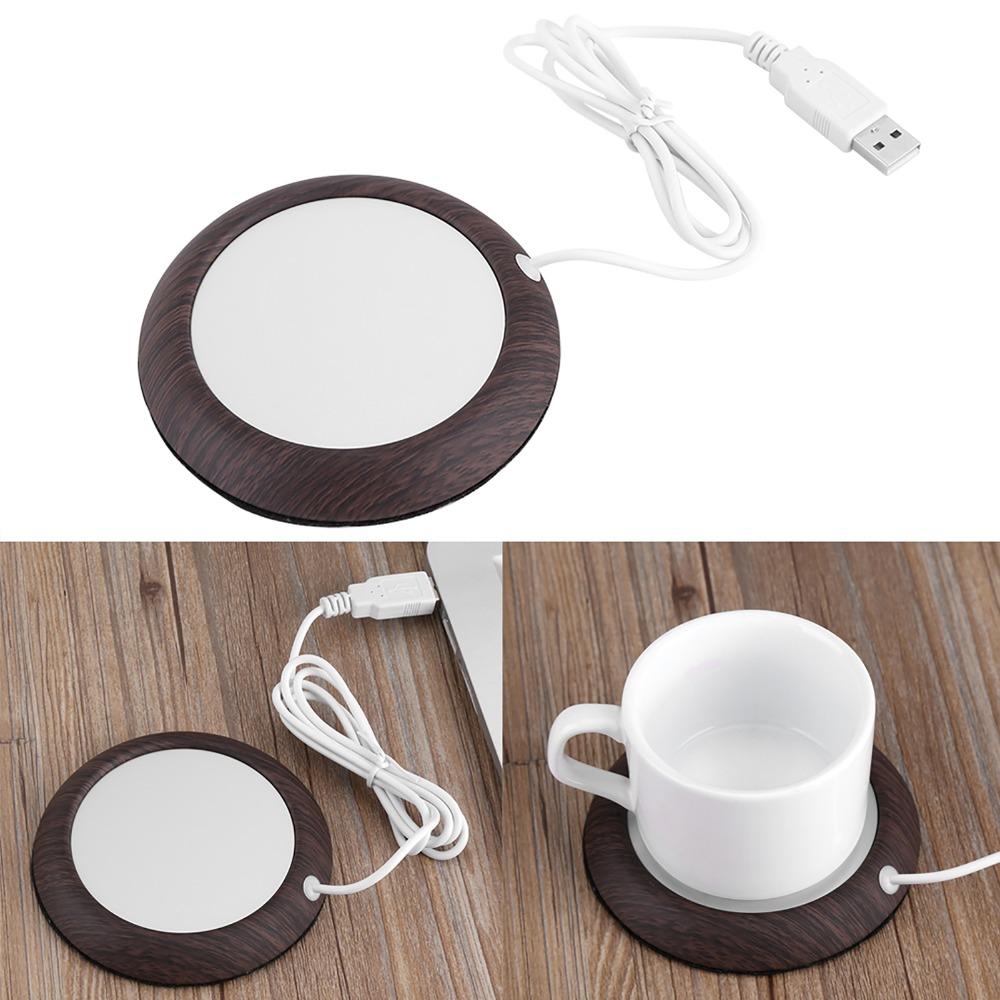 USB Powered Heating Coaster 55 Degree Coffee Heater Compact Design Gift Set  Tea Warming