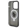 Karl Lagerfeld Klhmp14Xhmrskck Iphone 14Pro Max 6.7 Czarny/Black Hardcase Ring Stand Karl&Choupettte Magsafe