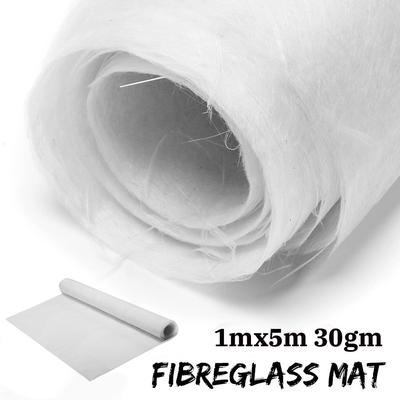 5mx1m Fibreglass 30gsm Fiber Glass Chopped Strand Matting For GRP Resin Work