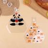 100Pcs Disposable Rice Ball Wrapper Cartoon Pattern Sushi Bag Triangle Rice Ball Packing Bag  School