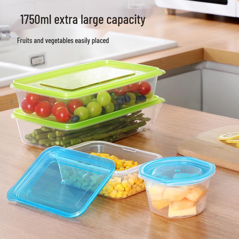 Meiliya Square Food Storage Containers Set (3x1750ml)