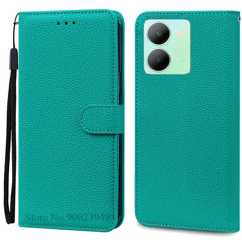 Y36 Hülle Für Vivo Y36 Hülle Weiche Silikon Rückseite Handyhülle Für Vivo Y36 5G Hülle Leder Klapp Brieftasche Hülle für VIVOY36 Y 36