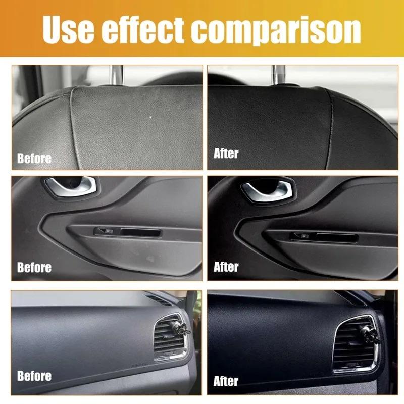 50ml Car Plastic Restorer Back To Black Gloss Auto Plastic Renovation Agent Restoring Liquid Car Refurbishment Cleaning Agent