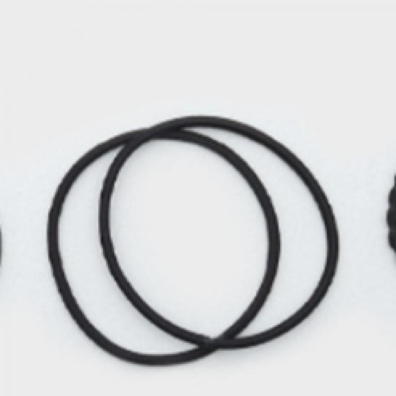 Daiso No Tip Black Hair Elastic Band  Pack Of 10