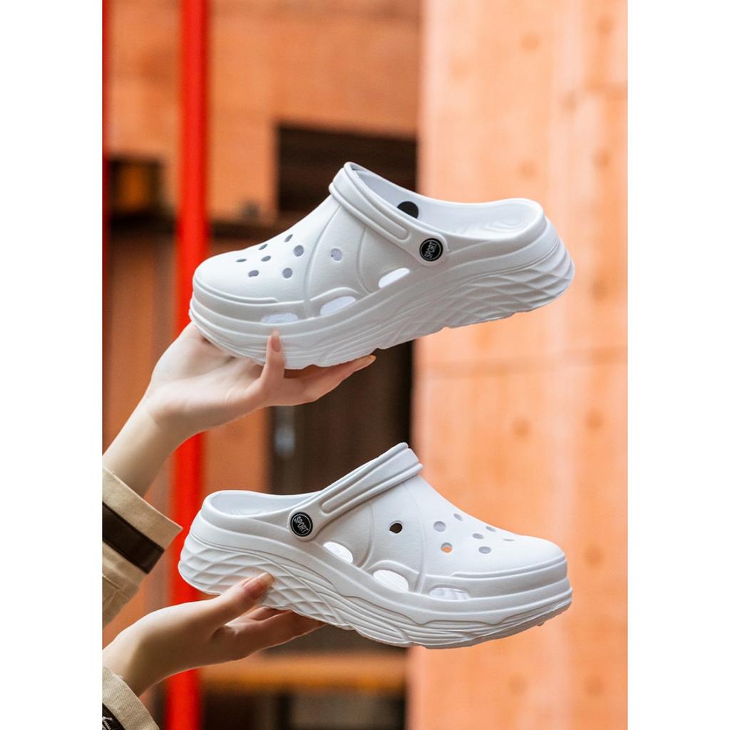 Women's Summer Slippers, Indoor Bathroom, Wear-resistant Couple, Outdoor, Perforated Shoes, Beach Shoes