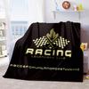 1PC racing Blanket Soft Comfortable All Seasons Suitable Sofa Office Travel Home Use Makes Great Gift