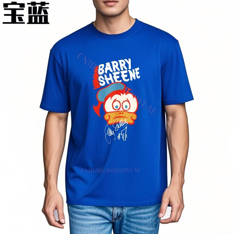 Summer top Graphic Workout Tshirt Barry Sheene Cartoon Face Design Comfortable Classic Tshirt Classic Quick Dry T Shirt Breat