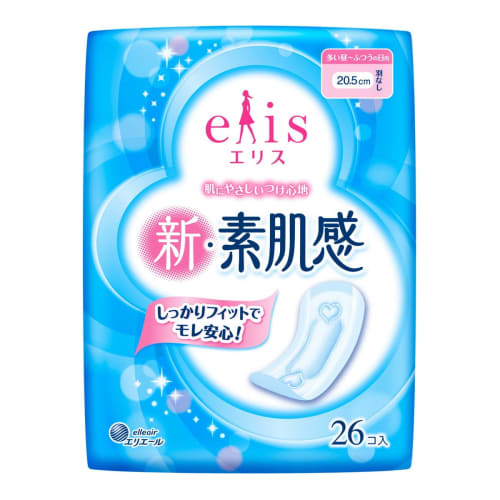 

Daio Paper Ellis New Bare Skin Feeling Heavy Daytime Normal Use No Wings 26 Pieces