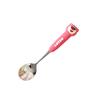 High-value spoon 304 stainless steel spoon Children's fork set Cute strawberry bear household baby eating spoon