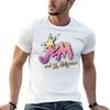 Jem And The Holograms Band Cartoon Misfits Distressed 80s Party Mask Tshirt Basic Solid Tee For Daily Use