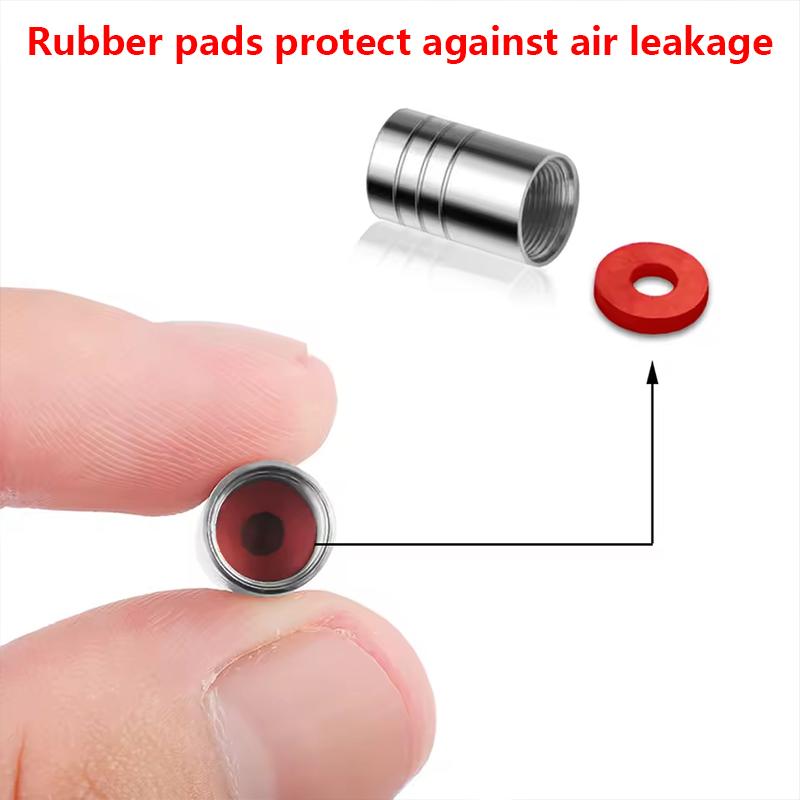 Hot 4Pcs/Set Car Wheel Tire Valve Caps Metal Stem Cover For Ford FIESTA Focus Explorer Shelby Mustang GT350 Kuga Fusion F-1 djzh66
