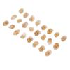 25 Pcs Rune Stone Irregular Crystal Engraved Rune Stone Set for Home Decoration Board Game