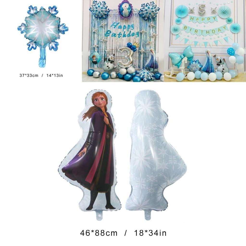 Frozen Princess Elsa Anna Balloons For Birthday Party Decoration