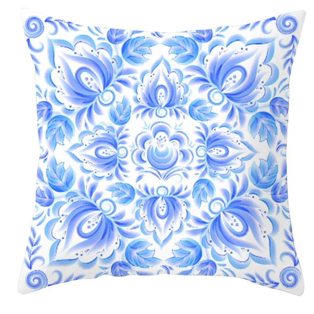 Mandala Ethnic Style Printed Peach Skin Velvet Pillowcase, Bohemian Home Pillow and Cushion Cover