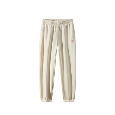 Life Series Womens Long Pants 2025 Spring Knitted Sports Pants Women Bottoms Vanilla 962618305-1