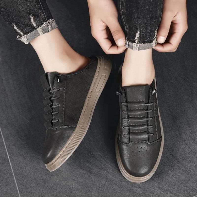 Fashion Sabot Slippers for Men Soft Outdoor Genuine Leathe Designer Sandals Man Luxury High Quality Fashion Fun Elegant Y2k Adult Shoes