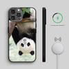 C-Cute Panda   Phone Case For iPhone17,16,15,14,13,12,11 Plus,Pro Max Magnetic For Magsafe Wireless Charging
