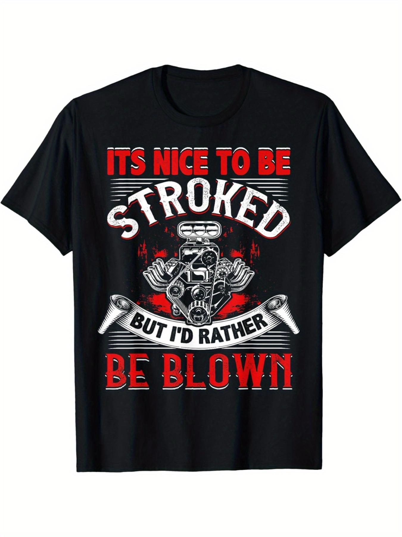 [Funny Drag Racing Tee] Funny Racing Drag Racing T-shirt - Men s Glad to Be Touched S