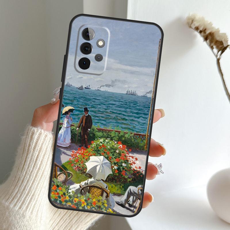 

Monet Oil Painting Case For Samsung Galaxy A13 A33 A53 A06 A17 A56 A36 A26 A16 A15 A35 A55 A34 A54 A52 A12 A32 Samsung A36