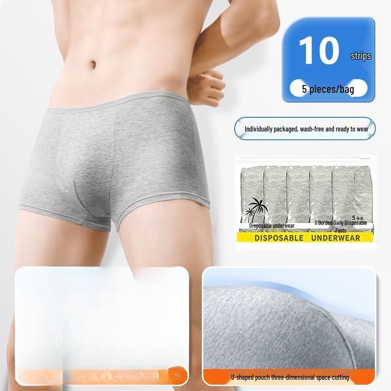 Shixun Men's Disposable Boxer Briefs
