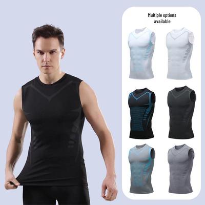 Débardeur de compression à séchage rapide pour homme pour la course à pied, le basketball et le fitness