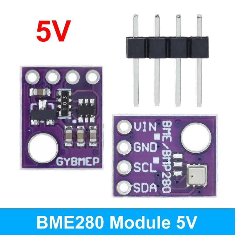 TZT BME280 3.3V 5V Digital Sensors Temperature Humidity Barometric Pressure Sensors Module I2C SPI 1.8-5V BME280 Sensors Module