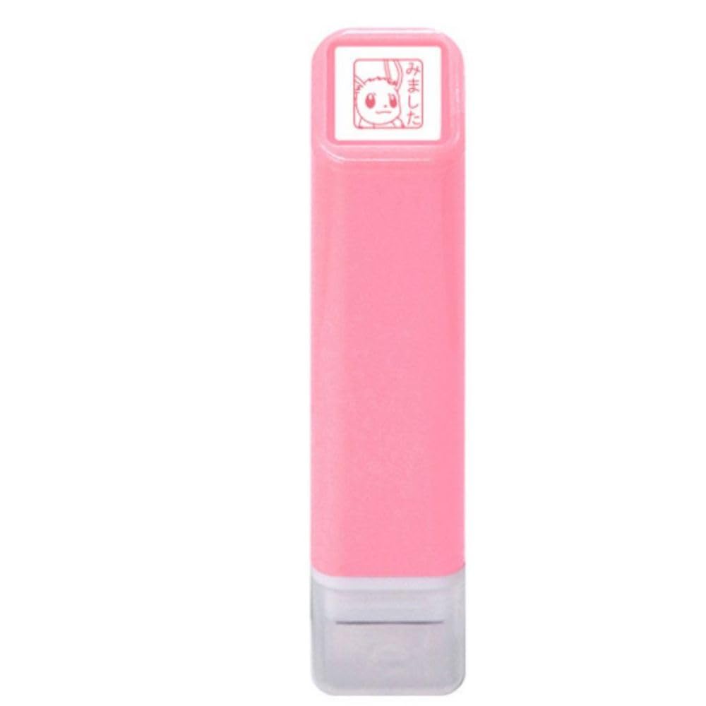 

Штамп Kao Pokemon One Point Penetration Stamp Coral Pink Children s Eevee/Midashi/Color: 2870-037