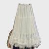 2024 European & American Summer Fashion: Women's Lace Mesh Puffy Skirt with Large Swing