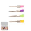 100pcs Dental Polishing Brush Silicone Rubber Disposable Teeth Cleaning Oral Polishing Brush Color