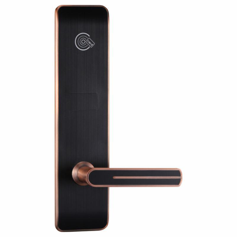 Smart Electronic Door Lock with Card Swipe and Password for B&B and Apartment Rentals