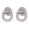 Dazzling Crystal Zircon Shape 8 Women Stud Earring Fashion Jewelry Wedding Party Office Lady Versatile Earrings Hot Sale