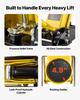 Low Profile Floor Jack, 3 Ton Capacity, Steel Racing Floor Jack with Single Piston Quick Lift Pump & Foot Pedal, Hydraulic Trolley Car Lift for