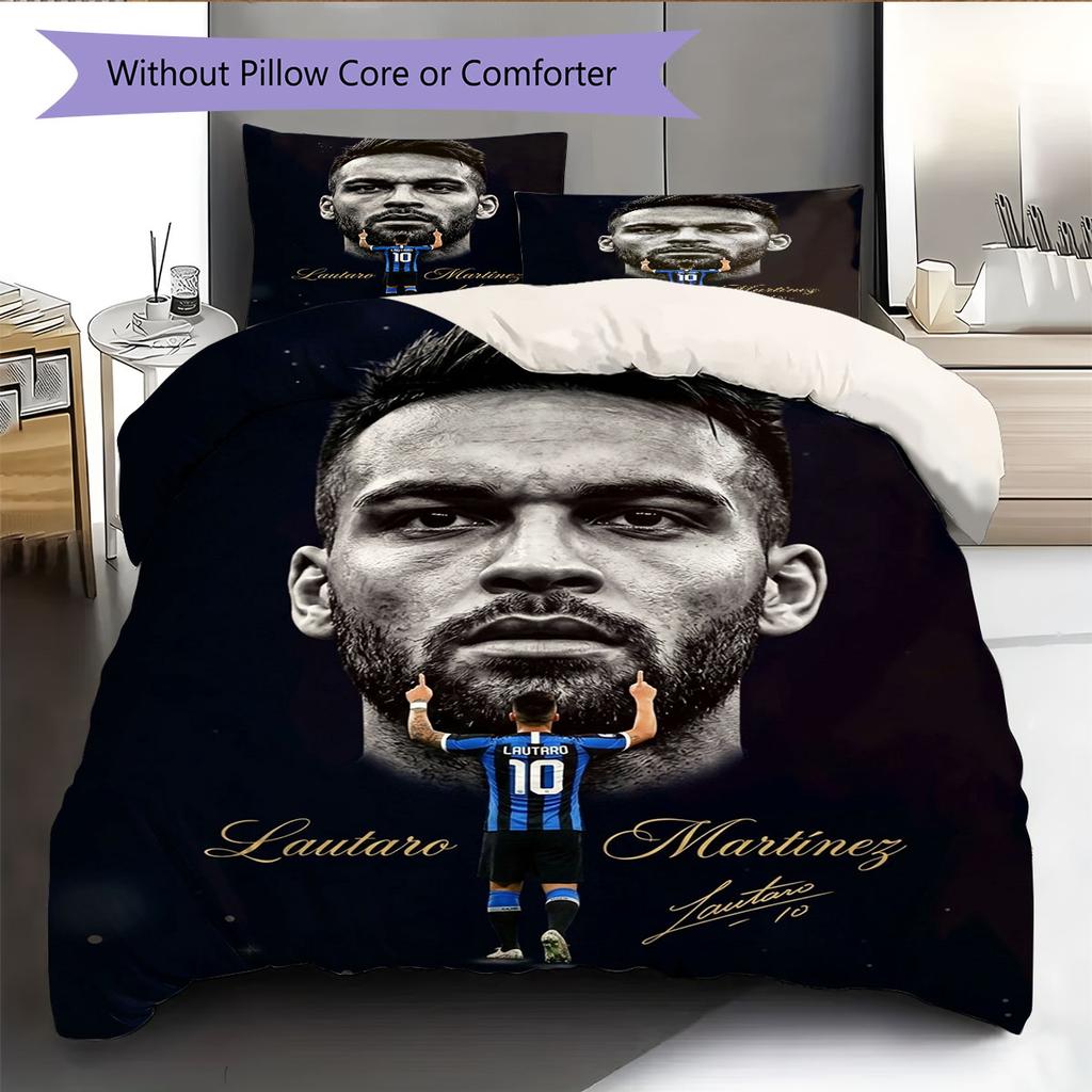 LY Poster Bettwäsche Steppbett Set Bettbezug Kissenbezug Heimdekoration Geburtstagsgeschenk (1 Bettbezug + 2 Kissenbezüge, ohne Füllung)