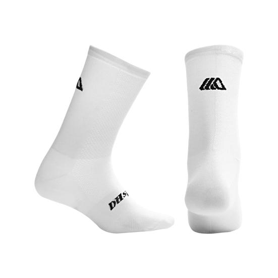

1 пара противоскользящих силиконовых износостойких тонких спортивных носков с принтом букв, средней длины, унисекс, велосипедные носки, спортивные аксессуары белый
