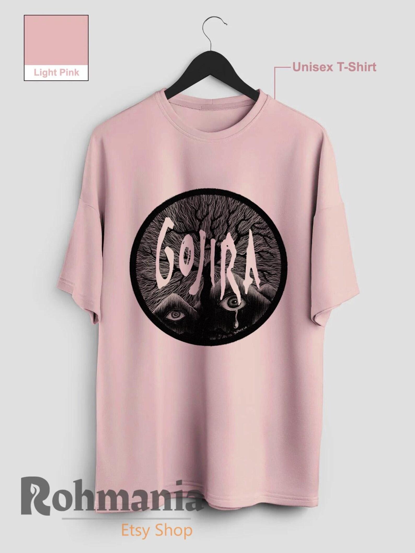 Gojira T-Shirt, Heavy Metal Band Music Merch Shirt, Retro 90s Personalized Casual T-Shirt 4XL