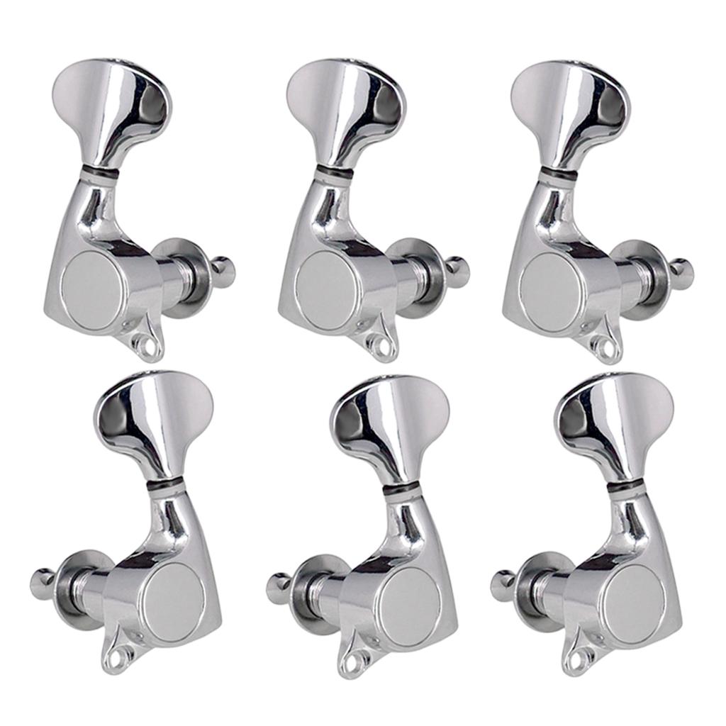 6 Pieces Sealed-gear Acoustic Guitar Instruments Tuning Pegs