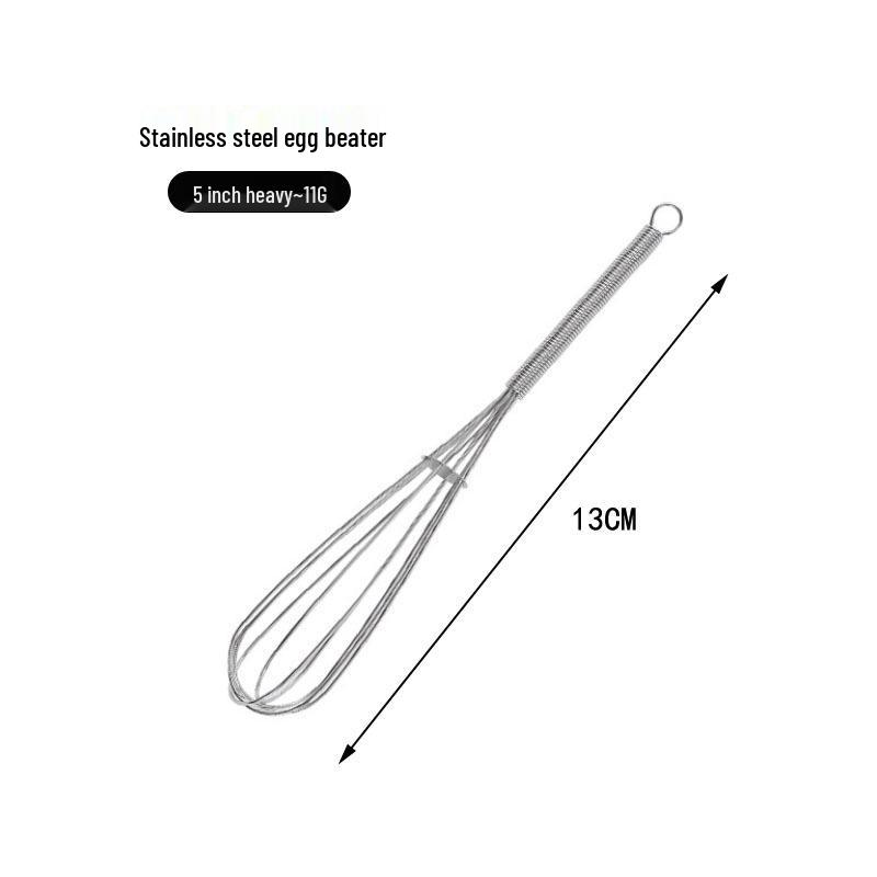 Stainless Steel Handheld Egg Beater Whisk for Multi-purpose Kitchen Baking