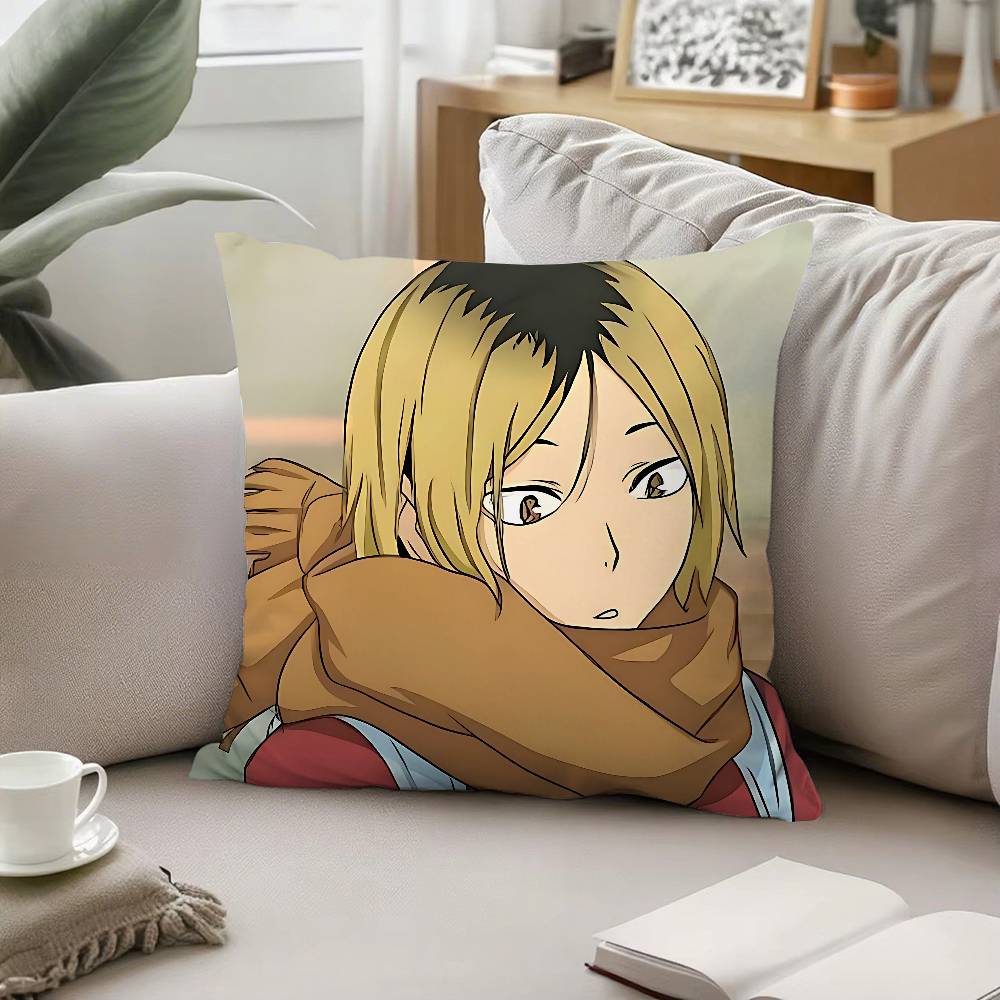 Anime K-Kenma Kozume Throw Pillow Covers Pattern Cushion Cover Suitable For Sofa Bedroom Car Pillow Cover