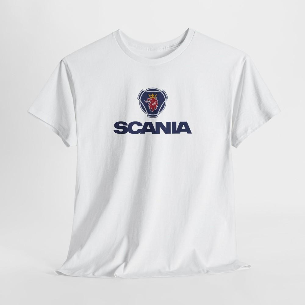 Scania T-Shirt – Unisex Truck Logo Cotton Tee for Men Women or Driver Fans